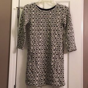 GAP black and white dress. Size 12